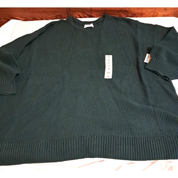NWT Old Navy Sweater Women Size 4X Tunic Length Oversized Pullover Knit Green - Picture 6 of 8